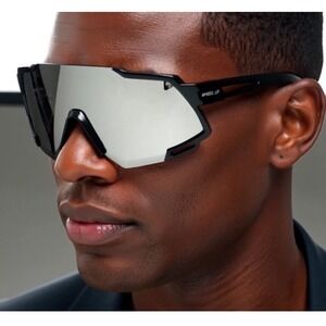 Women Sunglasses Men Mirror‎ Lens Shield Wrap Around Safety Outside Worker Gafas